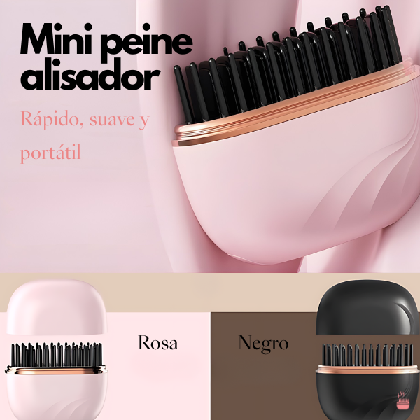Mini Peine Alisador Inalámbrico
